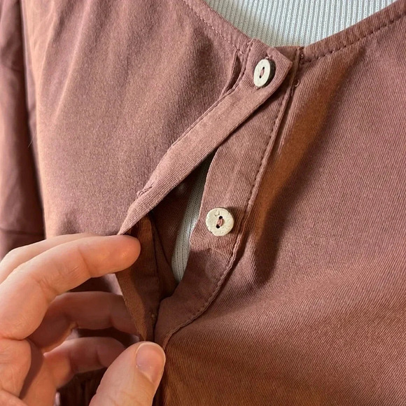 Wishlist | Babydoll Button Tee - Picture 3 of 6